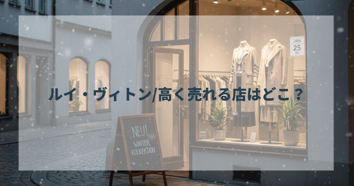 ルイ・ヴィトン/高く売れる店はどこ？知恵袋の声では何といわれている