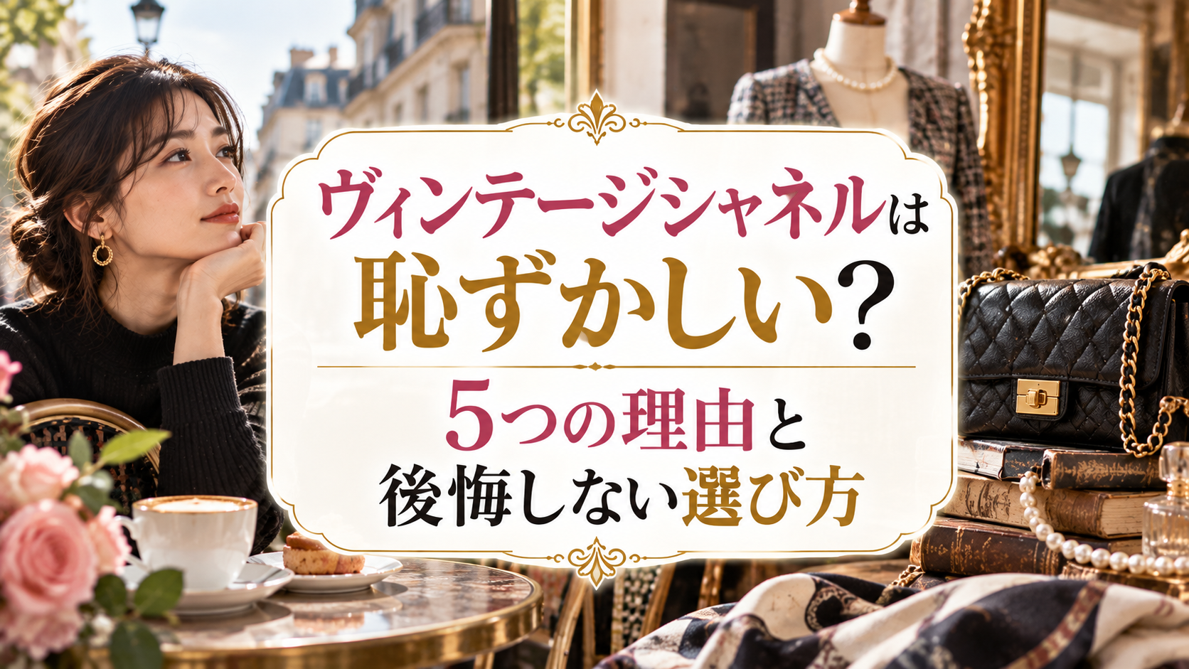ヴィンテージシャネルは恥ずかしい？5つの理由と後悔しない選び方