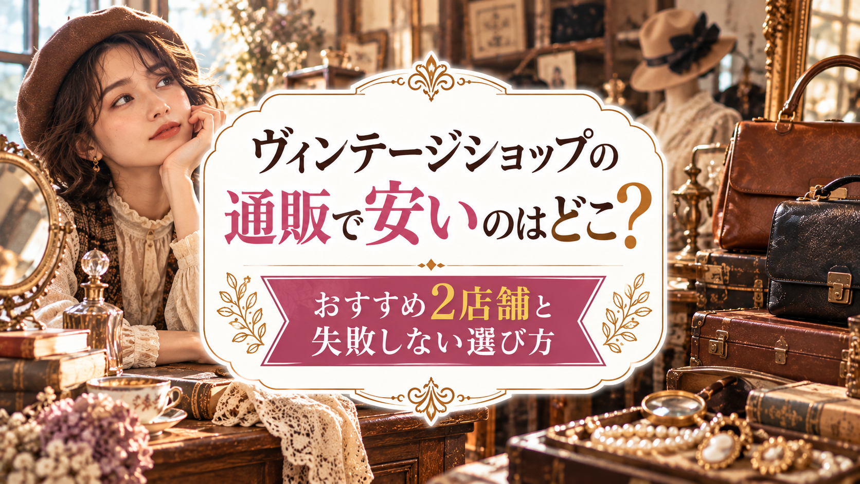 ヴィンテージショップの通販で安いのはどこ？おすすめ2店舗と失敗しない選び方